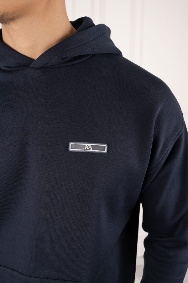 Day To Day Slim Fit Hoodie - Navy Cheap - Image 2