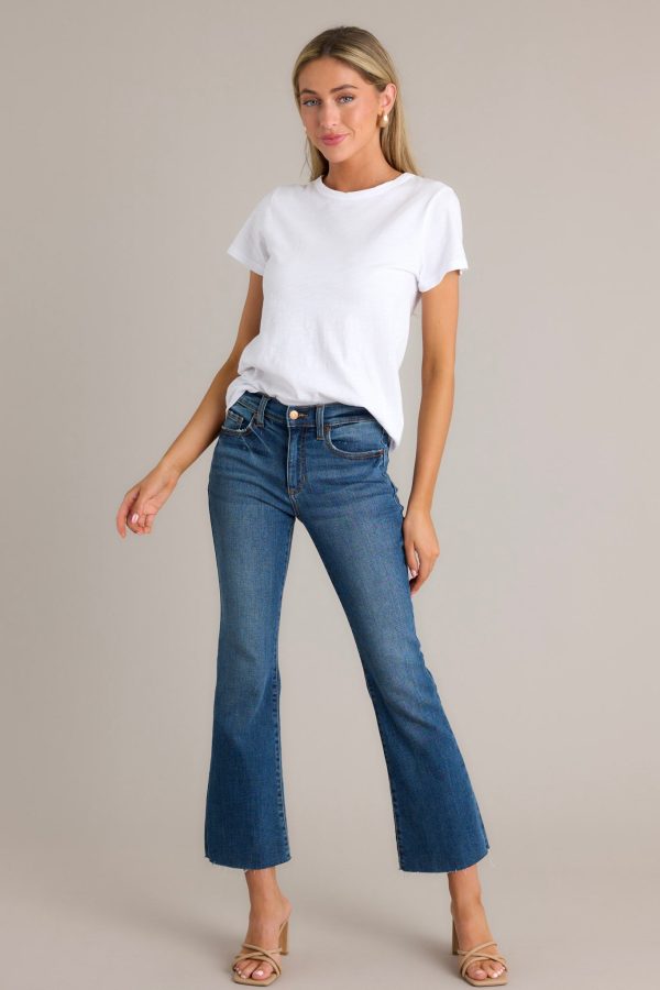 Savoring Simplicity 100% Cotton White Tee Online Sale - Image 4