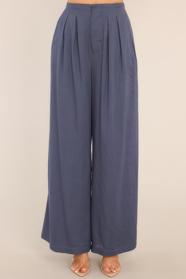 All The Feelings Dusty Blue Pants on Sale - Image 3