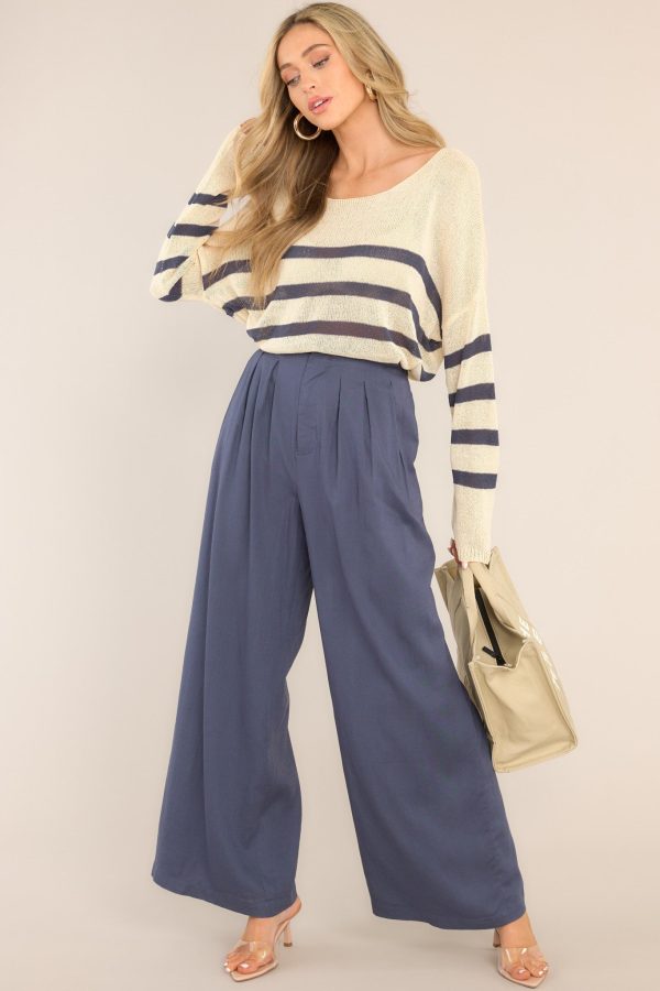 All The Feelings Dusty Blue Pants on Sale - Image 2