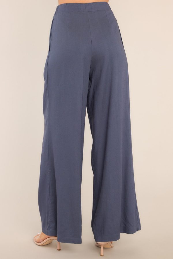 All The Feelings Dusty Blue Pants on Sale - Image 4